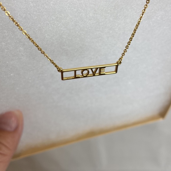 Rudiment Gold Love Street Pendant - Picture 3 of 4